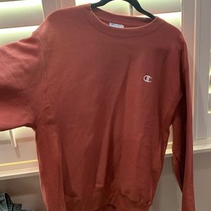 Warm Red Champion Crewneck